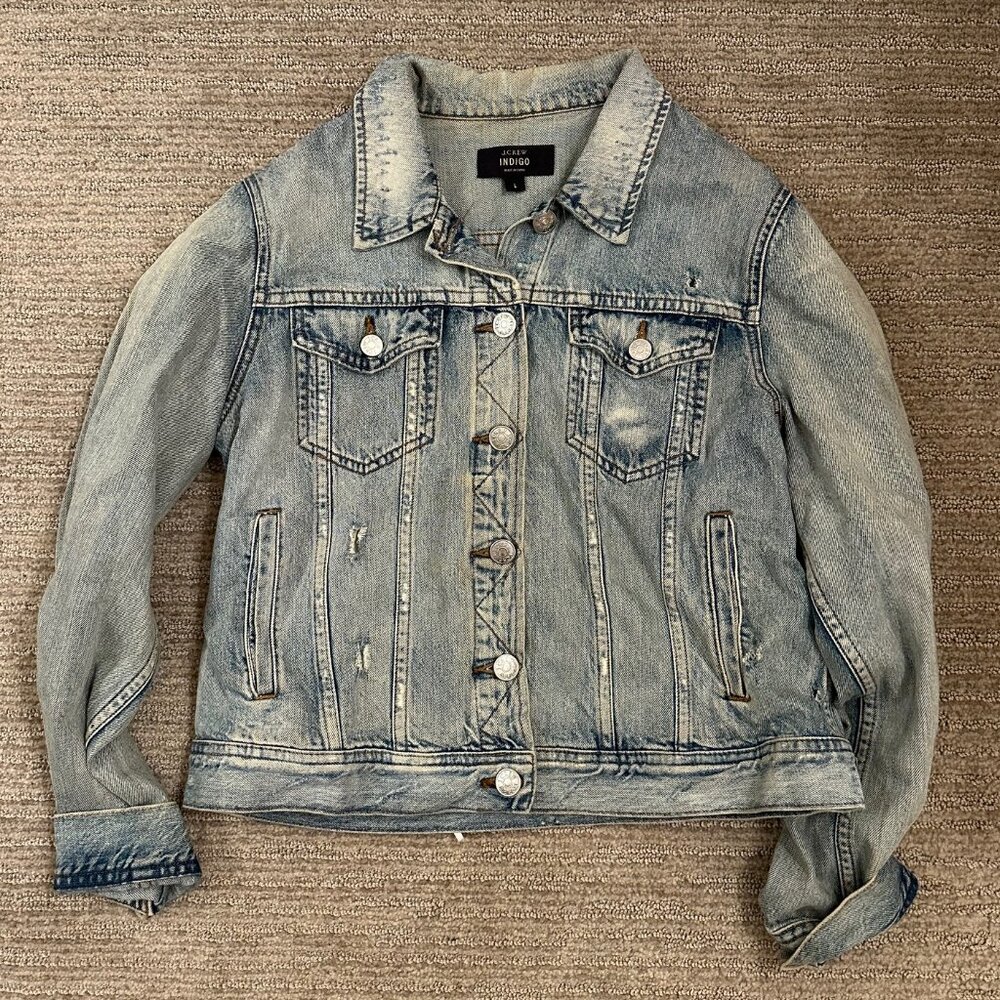 J. Crew Light Wash Jean Jacket